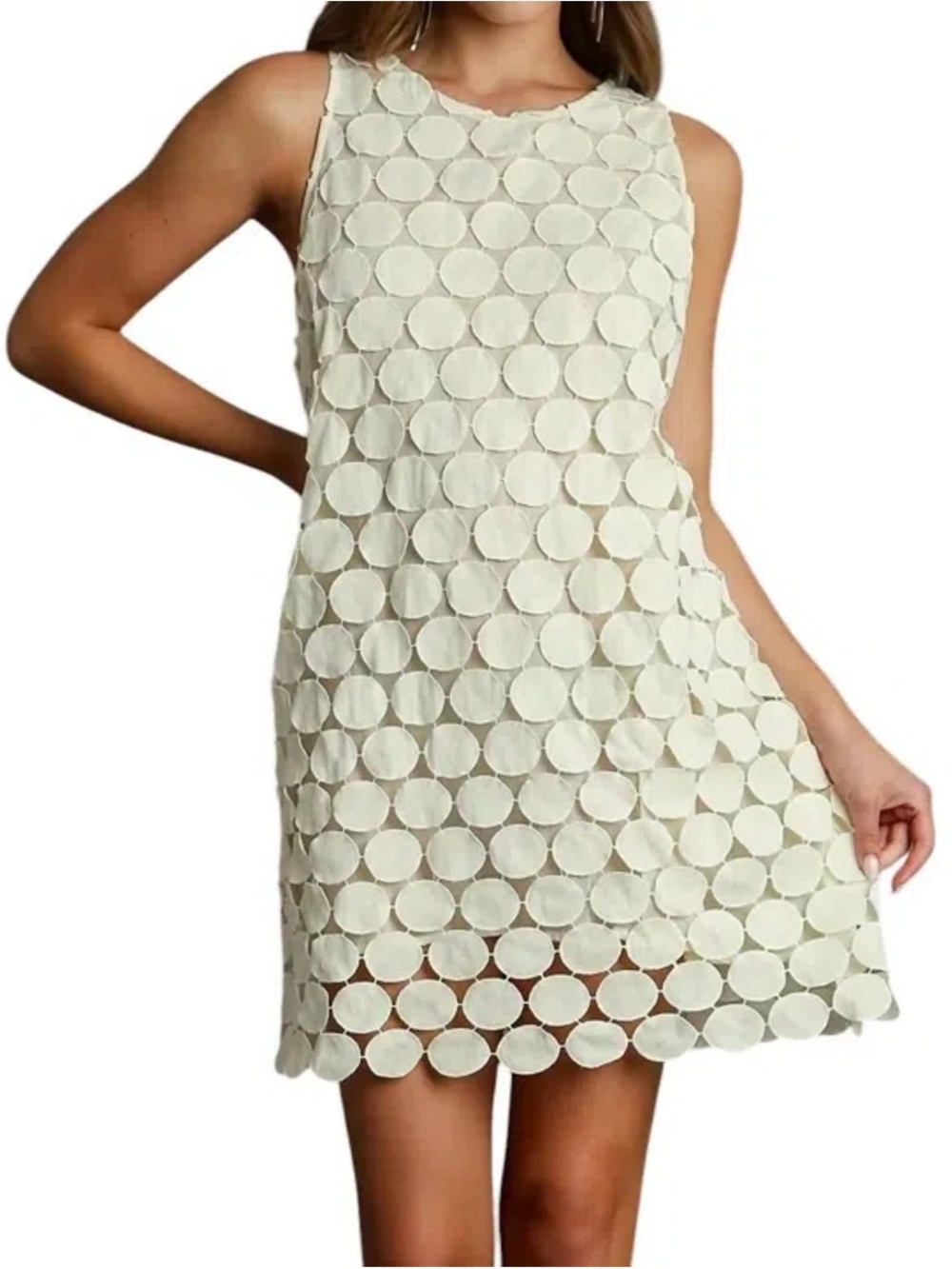 NWT Umgee Polka Dot Shift Dress